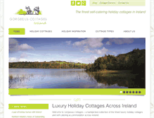 Tablet Screenshot of gorgeouscottagesireland.com